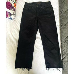 Women's Nudie Jeans, Straight Sally in Everblack